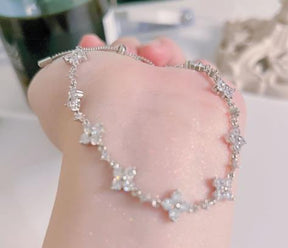 Pulseira Elegante Brilhante em prata 925